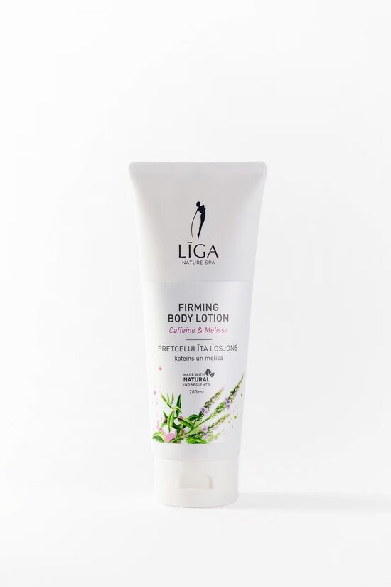 LĪGA NATURE SPA Pretcelulīta ķermeņa losjons KOFEĪNS UN MELISA, 200 mL